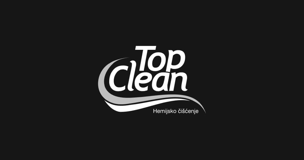 top clean logo